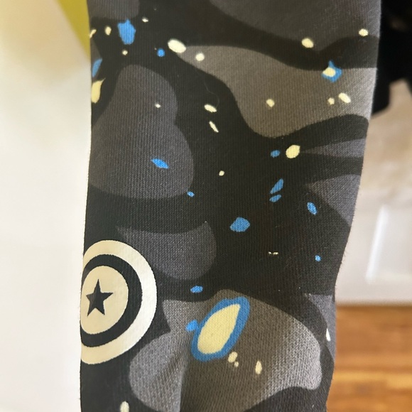 BAPE HOODIE ZIPUP GALAXY SIZE MEDIUM - Picture 4 of 6